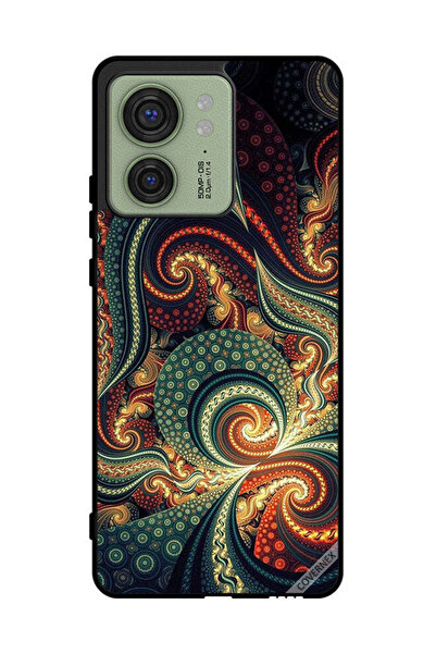 Covernex غطاء حماية لهاتف موتورولا إيدج 40 بنمط ماندالا العتيق