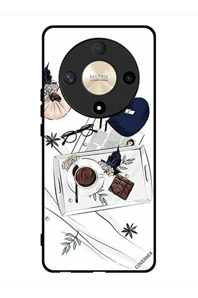 Covernex غطاء حماية لهاتف Honor X9b - فن القهوة والشوكولاتة