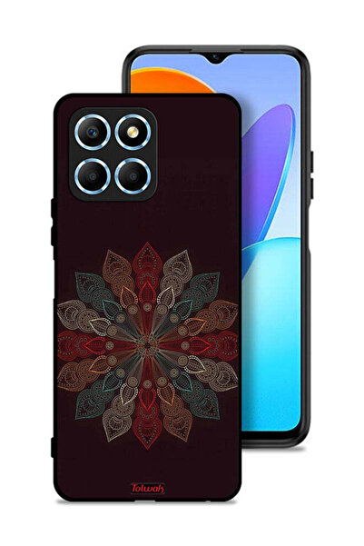 Tolwak غطاء حماية لهاتف Honor X6 بتصميم زهرة ماندالا