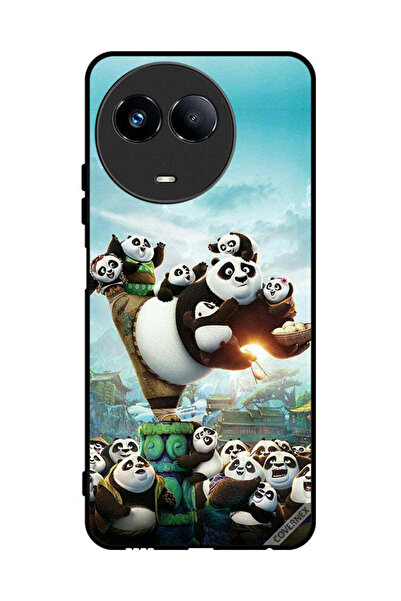 Covernex غطاء حماية لهاتف Realme 11 5G باندا وأطفاله