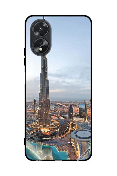 Covernex غطاء حماية لهاتف Oppo A38 منظر جميل لوسط مدينة دبي