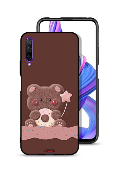 Tolwak غطاء حماية لهاتف هواوي Y9s بتصميم دب الدونات
