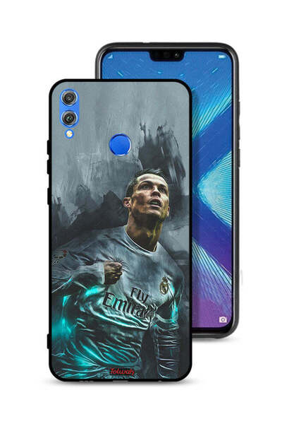 Tolwak غطاء حماية لهاتف Honor 8X برسومات كريستيانو رونالدو