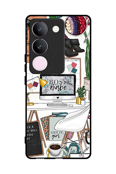 Covernex غطاء حماية لهاتف فيفو V29 - مشبك فني من Boss Babe