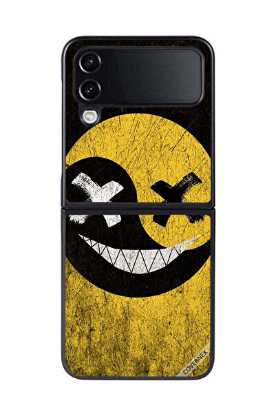 Covernex غطاء حماية لهاتف سامسونج جالاكسي زد فليب 4 برسومات وجه مارشميلو