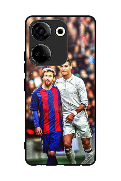 Covernex غطاء حماية لهاتف تكنو كامون 20 ميسي ورونالدو