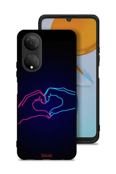 Tolwak غطاء حماية لهاتف Honor X7 بتصميم يد تلامس القلب