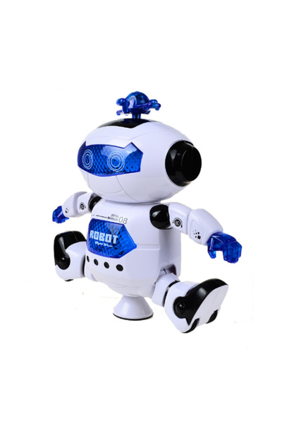 OEM Robot interactiv 360 grade cu sunete si lumini Blue