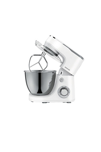 Sencor 1300W Multi-Function Stand Mixer White and Silver 5.5 Liter