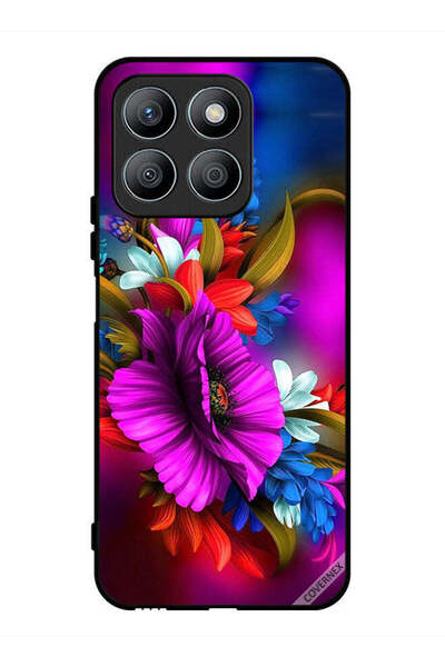 Covernex غطاء حماية لهاتف Honor X8b - زهور عالية الدقة