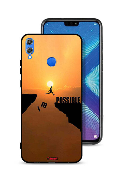 Tolwak غطاء حماية لهاتف Honor 8X مطبوع عليه عبارة "أنا ممكن"