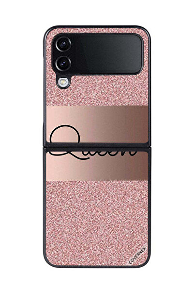 Covernex غطاء حماية لهاتف سامسونج جالاكسي زد فليب 4 بخلفية لامعة من كوين