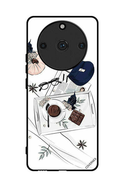 Covernex غطاء حماية لجهاز Realme 11 Pro Plus برسومات القهوة والشوكولاتة