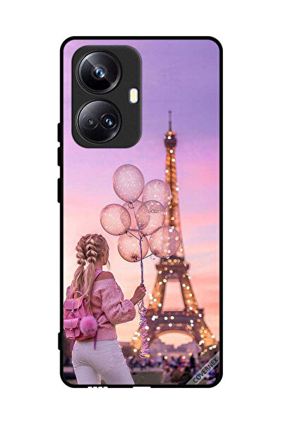 Covernex غطاء حماية لهاتف Realme 10 Pro Plus فتاة تحمل بالونات