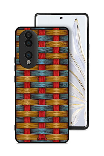 Tolwak غطاء حماية لهاتف Honor 70 بنمط شرائط فنية