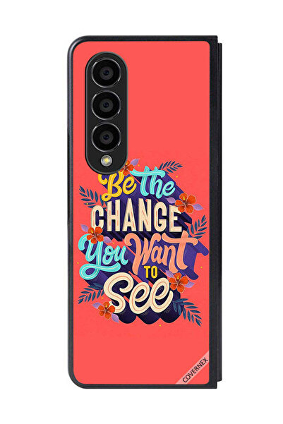 Covernex غطاء حماية لهاتف سامسونج جالكسي زد فولد 4 كن التغيير الذي تريد رؤيته