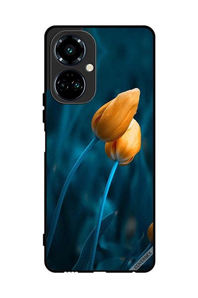 Covernex Protective Case Cover For Tecno Camon 19 Two Cute Flowers