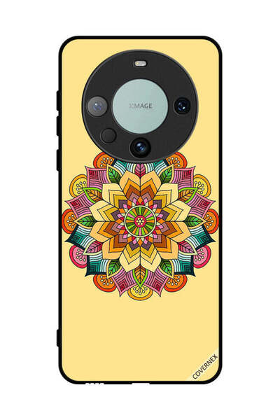 Covernex غطاء حماية لهاتف هواوي ميت 60 برو بلس بنمط ماندالا دائري