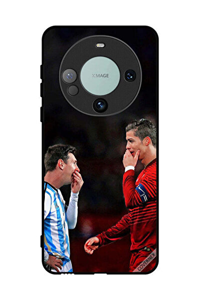 Covernex غطاء حماية لهاتف هواوي ميت 60 رونالدو وميسي في إطار واحد
