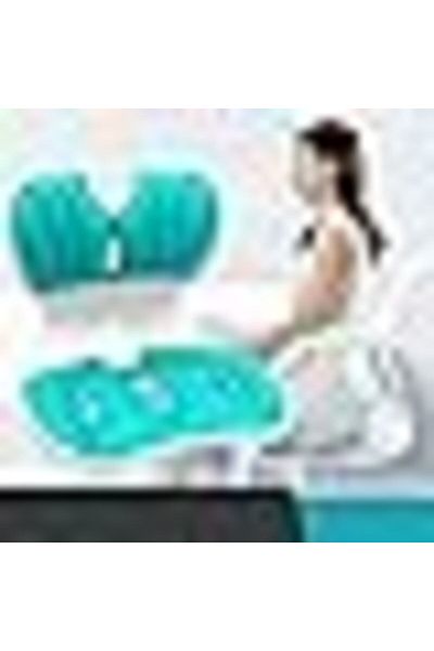 COOYA Back Waist Support Memory Sponge Comfortable Lightweight Polyester Fiber Back Support Green