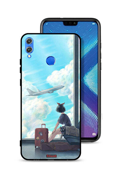 Tolwak غطاء حماية لهاتف Honor 8X بتصميم فن السفر