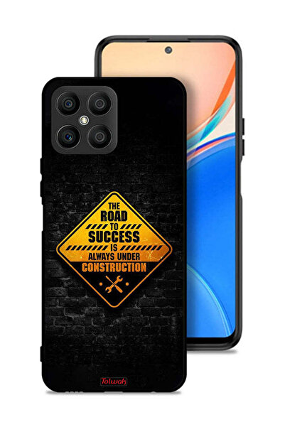 Tolwak غطاء حماية لهاتف Honor X8 4G الطريق إلى النجاح دائمًا قيد الإنشاء