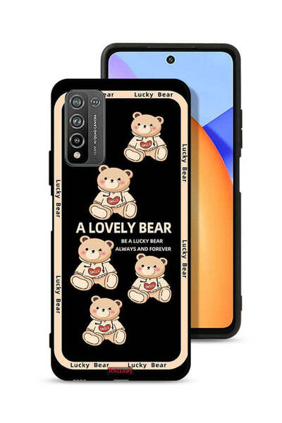 Tolwak غطاء حماية لهاتف Honor 10X Lite بتصميم دب جميل