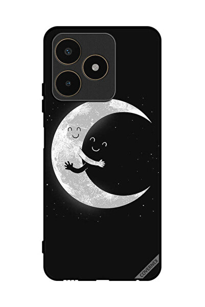 Covernex غطاء حماية لهاتف Realme C53 عناق القمر والسماء المظلمة