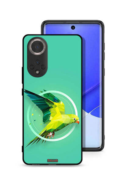Tolwak غطاء حماية لهاتف Honor 50 بتصميم فن تجريدي ببغاء