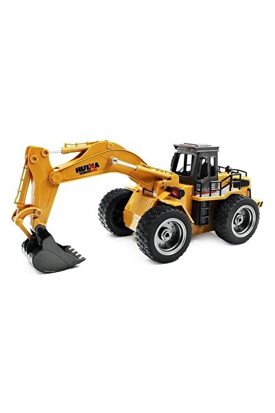 kik Excavator Kik, Plastic, 8 ani+, 1:18, Galben