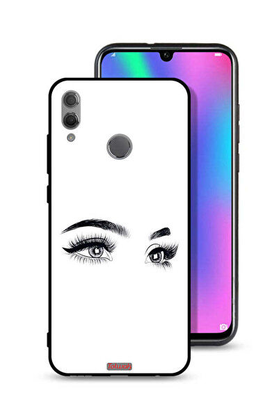 Tolwak غطاء حماية لهاتف Honor 10 Lite برسومات عيون فنية