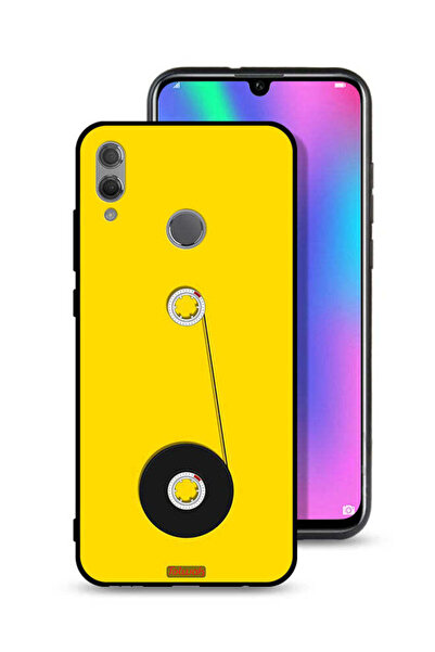 Tolwak غطاء حماية لهاتف Honor 10 Lite برسومات عجلة الكاسيت