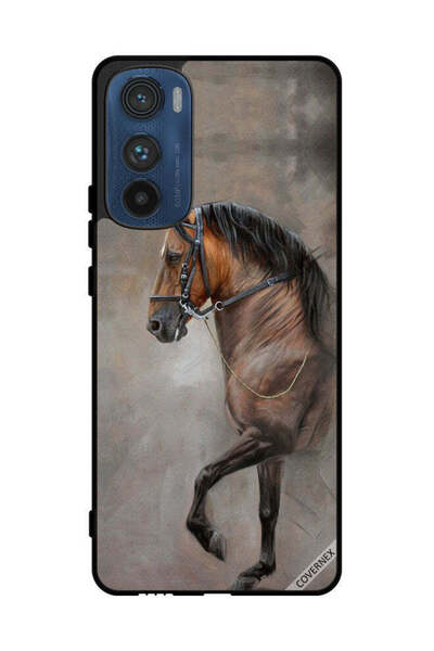 Covernex غطاء حماية لهاتف موتورولا إيدج 30 - صورة حصان عتيقة