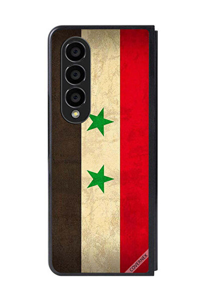 Covernex غطاء حماية لهاتف سامسونج جالاكسي زد فولد 4 بعلم سوريا