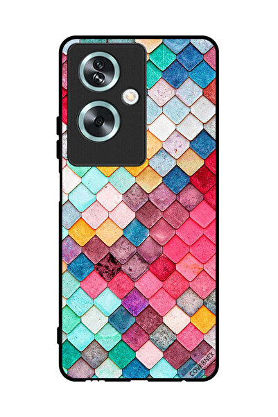 Covernex غطاء حماية لهاتف Oppo A79 بنمط مربع ماسي