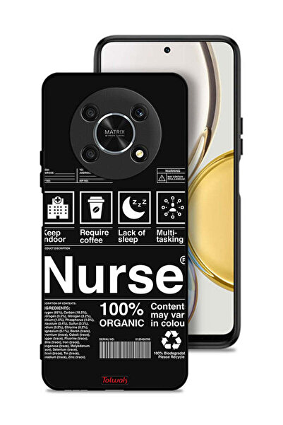 Tolwak Honor X9 5G Protective Case Cover Nurse Sticker