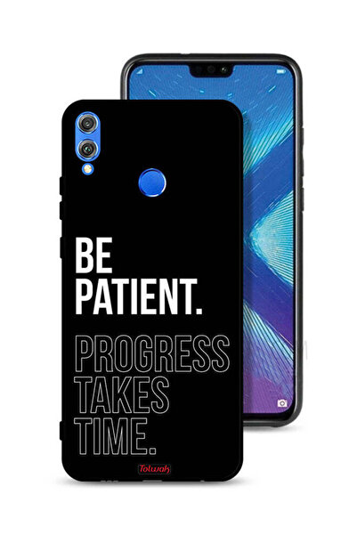 Tolwak غطاء حماية لهاتف Honor 8X - كن صبورًا، فالتقدم يستغرق وقتًا