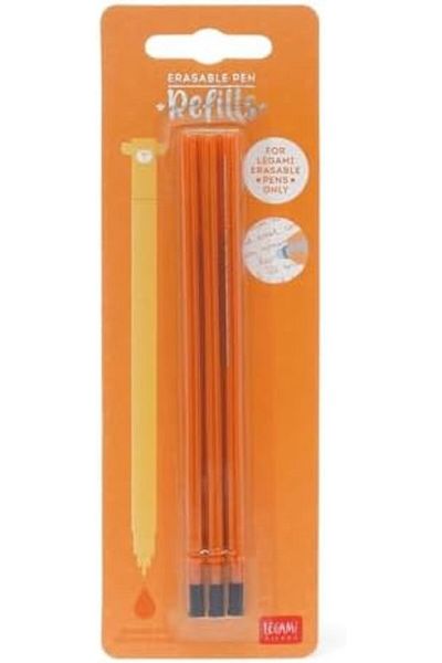 Mena Rise Şirinshop Erasable Gel Pen Refills for Pens Orange - Pack of 3 1108107