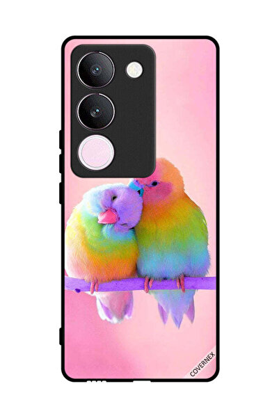 Covernex غطاء حماية لهاتف فيفو S17 برسومات طيور لطيفة