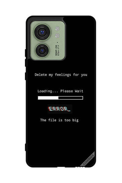 Covernex غطاء حماية لهاتف موتورولا إيدج 40 - خلفية شاشة حذف مشاعري تجاهك