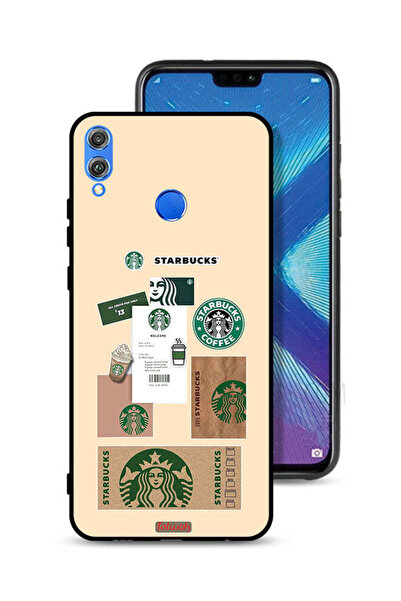 Tolwak غطاء حماية لهاتف Honor 8X - ملصق قهوة