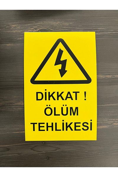 Mena Rise Şirinshop Danger Sign (Caution Death Danger) 1108107
