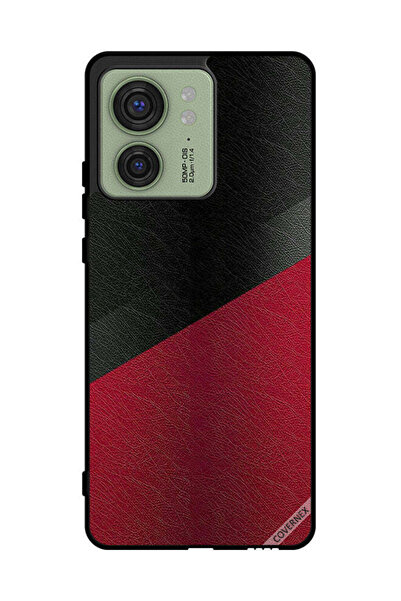 Covernex غطاء حماية لهاتف موتورولا إيدج 40 بنمط جلدي