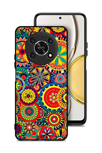 Tolwak غطاء حماية لهاتف Honor X30 5G بنمط ماندالا ملون