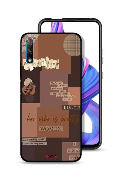 Tolwak غطاء حماية لهاتف Honor 9X (الصين) للنساء المغامرات