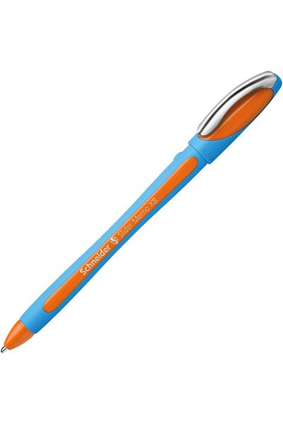 Mena Rise Şirinshop Ballpoint Pen Slider Memo Xb, Model with Cap, 0.7mm, Orange 1108107