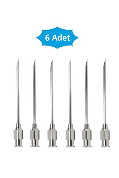 QBR Home Сталева голка для ін'єкцій (14G) довжиною 5 см, діаметром 2 мм. 6 штук