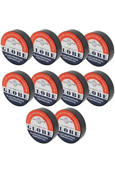 Mena Rise Şirinshop Isolated Electrical Tape Black (10 Pcs) 1108107