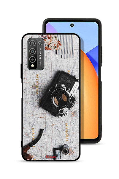Tolwak Honor 10X Lite Protective Case Cover Vintage Camera