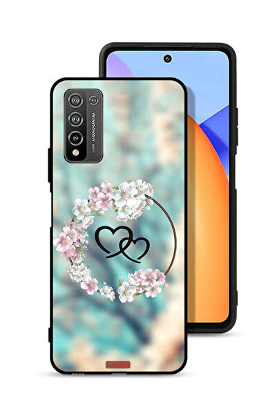 Tolwak غطاء حماية لهاتف Honor 10X Lite برسومات قلوب في خاتم